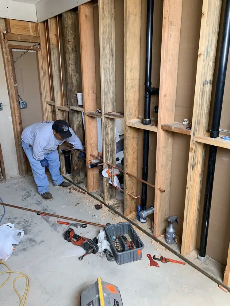 Commercial rough-in plumbing for Water Heater Replacement in Copeville